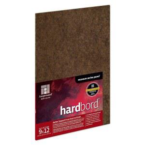 앰퍼샌드 아트 서플라이 하드보드 우드 페인팅 패널: 박물관 시리즈 하드보드, 9인치 x 12인치, 1/8인치 평면 프로필