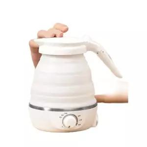 전기 포트 여행용 캠핑용 폴딩 주전자 600ml 보관가방포함