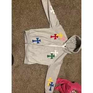 미국 리퍼 크롬 하트 지퍼 업 재킷 회색 남성 XL 406743790616