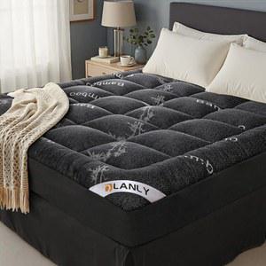 OLANLY 퀸 매트리스 토퍼 대나무로 침대 쿨링 대체 탑 포켓 허리 다운 필로우 패드 충전재 딥 플러시 소프트 비스코스 만든