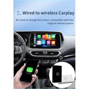 B04C-카플레이 미니 소형 박스 무선 어댑터 USBType C 동글 유선 연결 카플레이 For Android Auto
