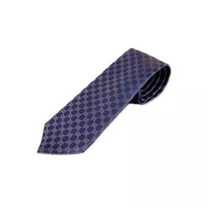[명품] GG패턴 실크 타이 네이비 블루 456520 4B002 4168