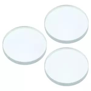 PATIKIL 3인치(75mm) 초점 거리 이중 오목 렌즈 3팩 직경 30mm 높이 4mm 유리 광학 연마 원형 가장자리