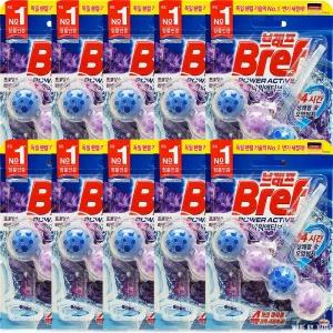 브레프 파워액티브 변기세정제 라벤더 50g 10개