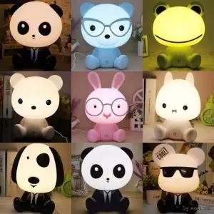 애니멀LED무드등x1개 3단터치등 팬더등 강아지등