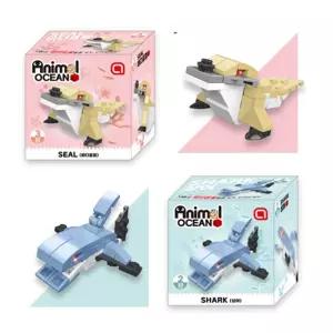 나노 해양동불블럭 10종-1세트 바다생물피규어블록