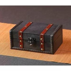 프리미엄 타로카드케이스 정리 수납용 빈티지 그레이 타로박스