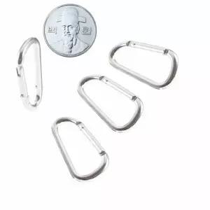 소형 경량 비너 캠핑 텐트 클립 4mm