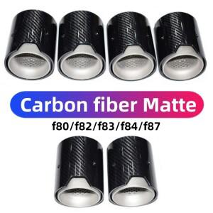 BMW M2 F87 차량용 머플러 테일 파이프 업그레이드 M퍼포먼스 카본 배기 팁 전용