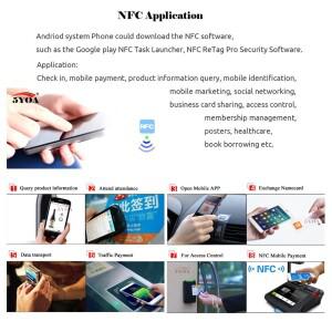 5YOA 100pcs NFC 카드 Ntag215 동전 배지 칩 키 13.56MHz 초경량 범용 ISO IEC14443A 방수 PVC