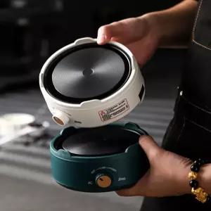 모카포트 인덕션 캠핑용 버너 가정용 전기렌지 휴대용 벚꽃가루 전기 나뭇결색 모카 미니