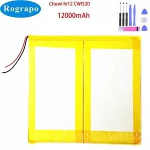 hi12듀얼 노트북 태블릿 PC 30160190 교체 배터리  2 와이어 Hi12 CWI520 3.7V 12000mAh