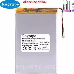 Alldocube 2986G1 태블릿 PC 배터리  3.8V 6500mAh 6 핀 5
