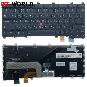 미국 영어 GR ARA TH IL Lenovo Thinkpad S1 4th X380 Yoga 260 노트북 용 백라이트 키보드 01AV675