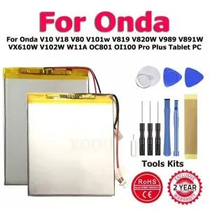 태블릿 PC용 4070100 배터리  Onda V10 V18 V80 V101w V819 V820W V989 V891W VX610W V102W W11A OC801 OI1