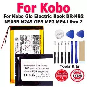 Kobo 전기 책 DR-KB2 N905B N249 배터리  GPS MP3 MP4 Libra 2 도구 키트 교체 포함