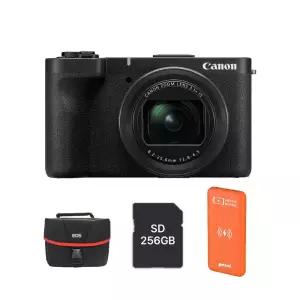 캐논 PowerShot V1 여행 패키지 카메라+보조배터리+고속충전 케이블+가방+256GB ok