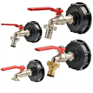 호환  34인치 커넥터가 있는 IBC 콘센트 탭 - 대부분의 IBC 컨테이너에 적합 - 탱크용 EU 표준 실외