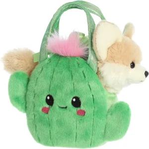 오로라 패셔너블한 팬시 친구TM 웃는 선인장TM 여우 인형 - 이동 중 동반자 스타일리시한 액세서리