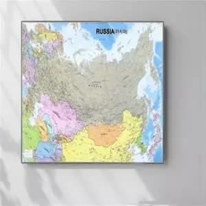 러시아 지도 수도 도시 바다명 산맥 표기 행정 관광 여행 사업 출장용