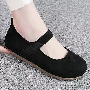 더힐슈즈 스웨이드 메리제인 여성여자 구두 단화 로퍼 플랫슈즈 3cm sjsz-mk-186