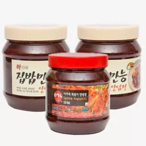 유쎌스토어 만능양념장 집밥만능 1.4kg 2개와 오리지널 1.5kg 1개 순대볶음양념장