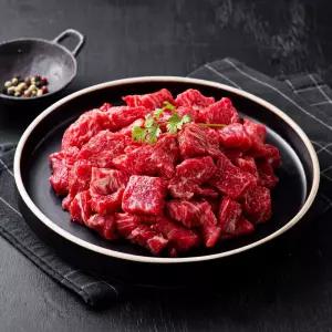 한우 1등급 암소 양지국거리(세절) 600g(200g x 3팩)/농협안심한우/HW