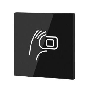 IP66 방수 듀얼 주파수 Wiegand RFID 카드 리더기 125Khz + 13.56Mhz WG26/34 출력 키패드 패널 울트라 슬