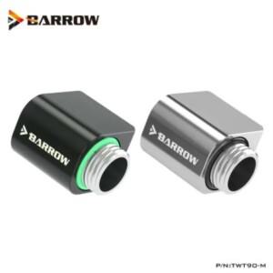 Barrow MINI 90 ° 각도 360 로터리 오프셋 G1/4 인치 피팅 컴퓨터 액체 루프 빌드 TWT90-M 짧은 21mm 엘보