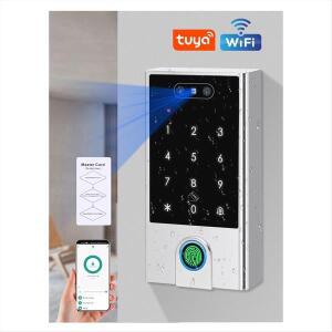 위건드 24-36 125KHz 13.56MHz용 인식 지문 기능이 있는 투야 와이파이 RFID 출입 통제 리더기