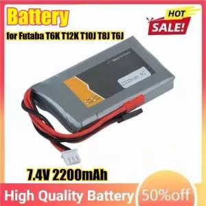 후타바 T6K T12K T10J T8J T6J 14SG 16SZ 18SZ 4PLS 4PL 리모컨용 7.4V 2200mAh 리튬이온 교체 배터리