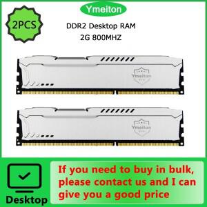 Ymeiton 데스크탑 컴퓨터 메모리 스틱 DDR2 d2 2GB 800Mhz 범용 카드 PC 240 핀 RAM 도매 2 개