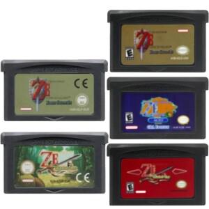 32 비트 비디오 게임 GBA 카트리지 콘솔 4 개의 검 카드 과거에 대한 링크 Awakening DX Minish Cap Oracle