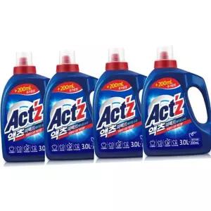 베이킹 소다 세탁 세제 미세먼지 저자극 용기형 액체 세탁 세제 대용량 드럼용 찬물 얼룩제거 다목적 강력