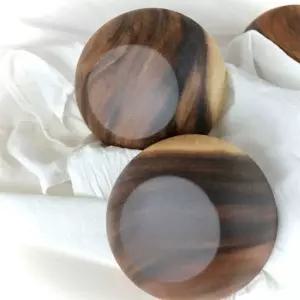 원목 키친장 나무 월넛 찻잔장 옛날 상부장 여닫이