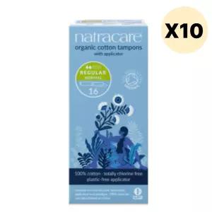 나트라케어 생리대 탐폰 어플리케이터 레귤러 16매 X10 BNS