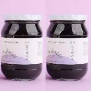 김재식헬스푸드 블루베리잼 과일 스프레드 380g X2개 BNS