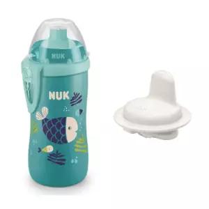 누크 유아 휴대용 물병 스포츠캡 스파우트 세트 300ml BNS