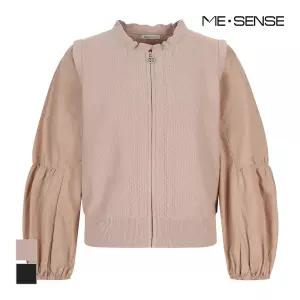 [미센스] 소매배색 니트집업가디건_MB49KCMD03Z