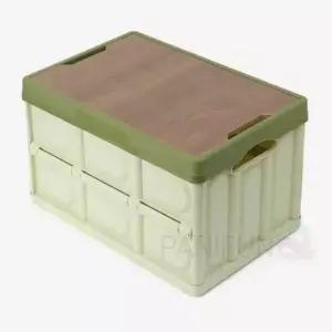 ( )장난감정리박스 55L그린 방수백 장난감박스 캠핑테이블박스 보관박스 접이식플라스틱박스 블럭보관함