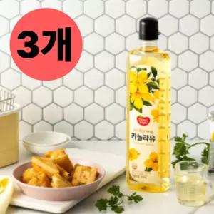 동원 카놀라유 식용유 요리유 오일 기름 850ml X 3개 BNS