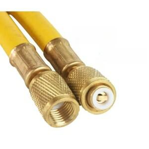 R410a R134a R22 충전 호스 150cm 1/4인치 SAE 600 PSI