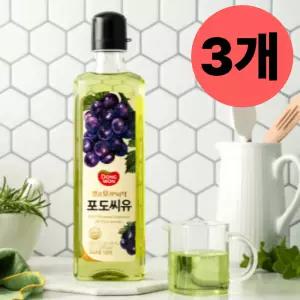 동원 포도씨유 식용유 요리유 오일 기름 480ml X 3개 BNS