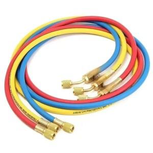 150cm 1/4인치 SAE 600 PSI R410a R134a R22용 충전 호스