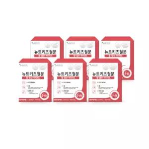 뉴트키즈 어린이 철분 유아 키즈 영양제 분말 30포 X6 BNS