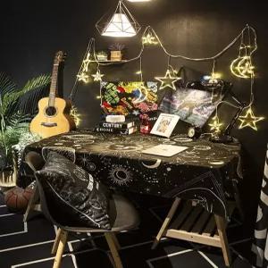 타로카드 테이블보 대형 러그 매트 테이블 별자리 점성술