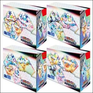 새로운 포켓몬 스칼렛 & 바이올렛 프리즘 에볼루션 포스터 컬렉션 카드