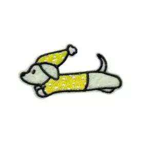 강아지 자수패치 의류리폼 DIY 패치 키링 모자 보수용