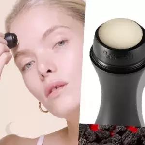 페이스 피지 흡착 화산석 롤러 휴대용 유분 제거 메이크업 수정 도구 얼굴 기름