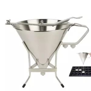 반죽 디스펜서 크림 붕어빵 와플 주입기 소분기 가정용 컵케이크 스테인리스